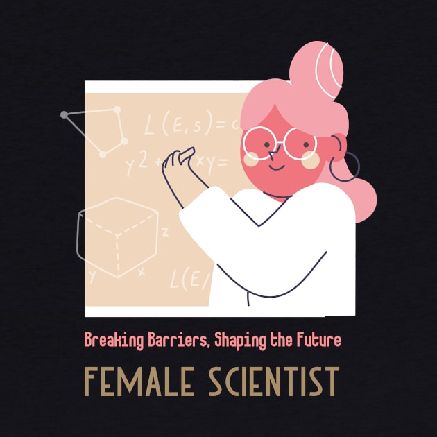 Breaking Barriers, Shaping the Future: Female Scientist by 4evercooldesigns